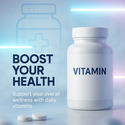 Promotional Graphic for Vitamin Wellness Product