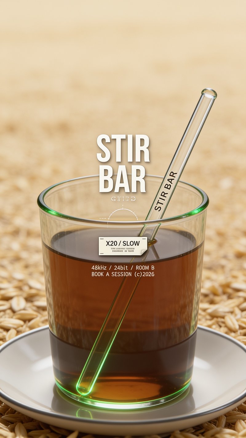 Laboratory stirrer in action