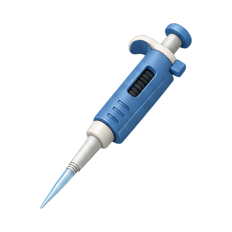 adjustable micropipette in lab