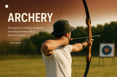 Stylish Archery Action in Nature