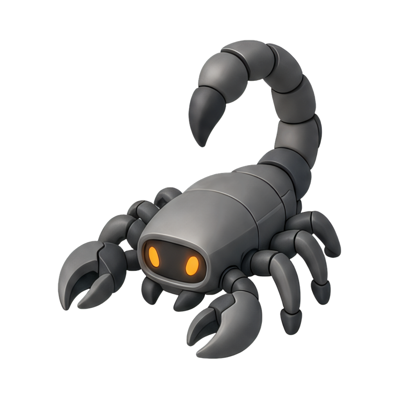 robot scorpion with stinger