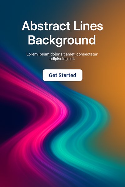 Vibrant Abstract Lines Background for Creative Use
