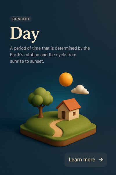 A Realistic 3D Scene Depicting a Daytime Landscape