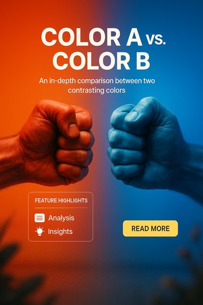 Dynamic Color Comparison: Color A vs. Color B Analysis