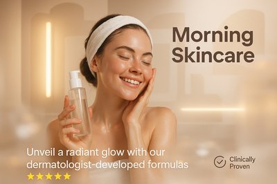 Radiant Morning Skincare Promotional Image