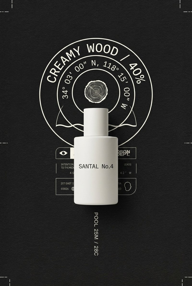 Santal wood close-up texture