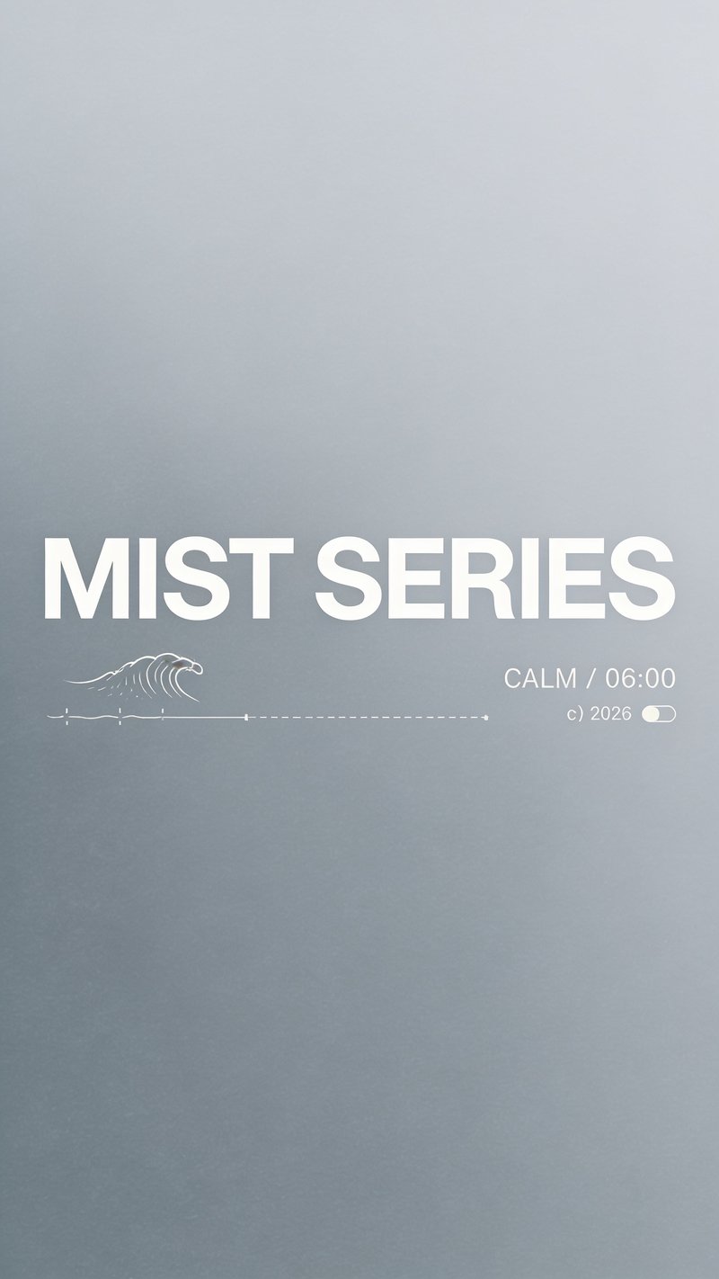 pure mist in a serene setting