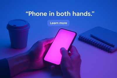 Neon Glow Phone: Captivating Visuals in Cool Shades