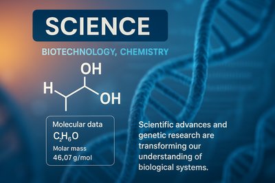 Educational Graphic on Science and Biotechnology