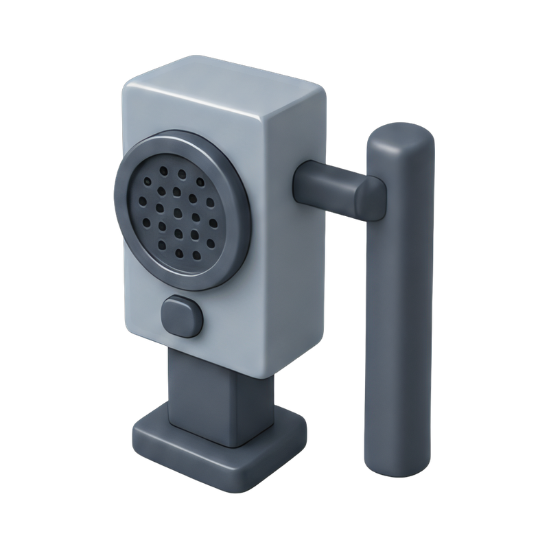 drive-through restaurant speaker
