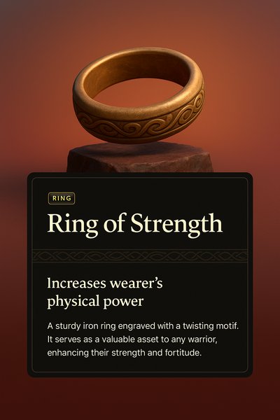 Ring of Strength: Enhance Your Power with This Unique Design
