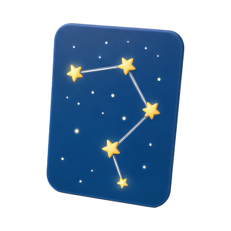 star map greeting card