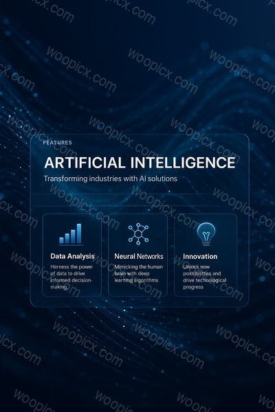 Digital Neural Network Concept - AI Technology Presentation