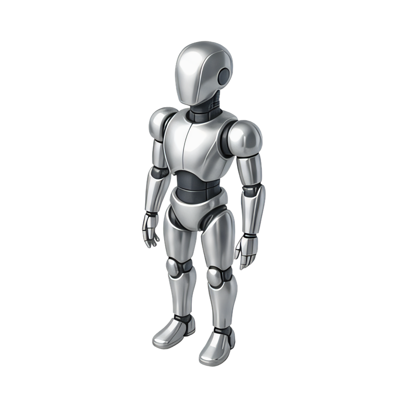 stylish chrome mannequin display