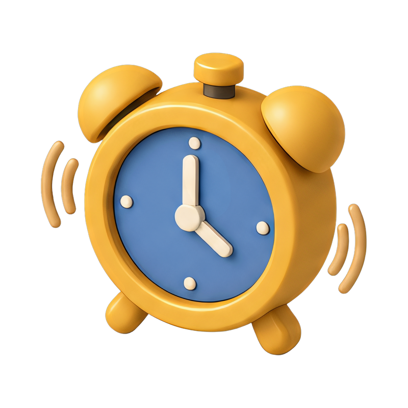vintage reminder bell clock