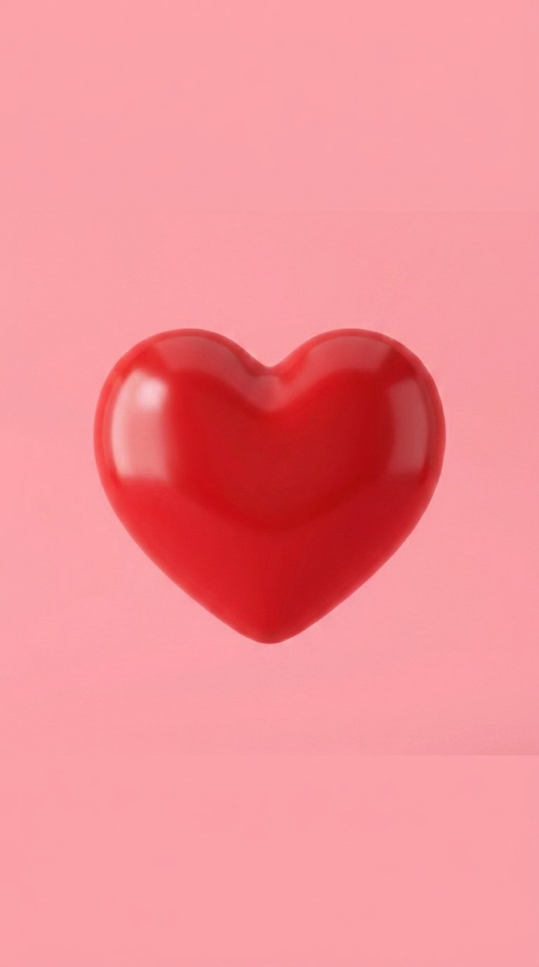 puffy heart illustration