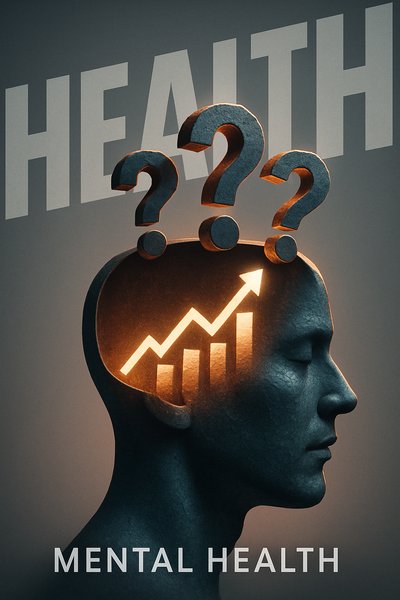 Dynamic Mental Health Concept Illustration with Growth Themes