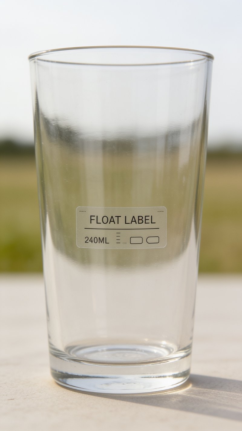 transparent glass sticker design