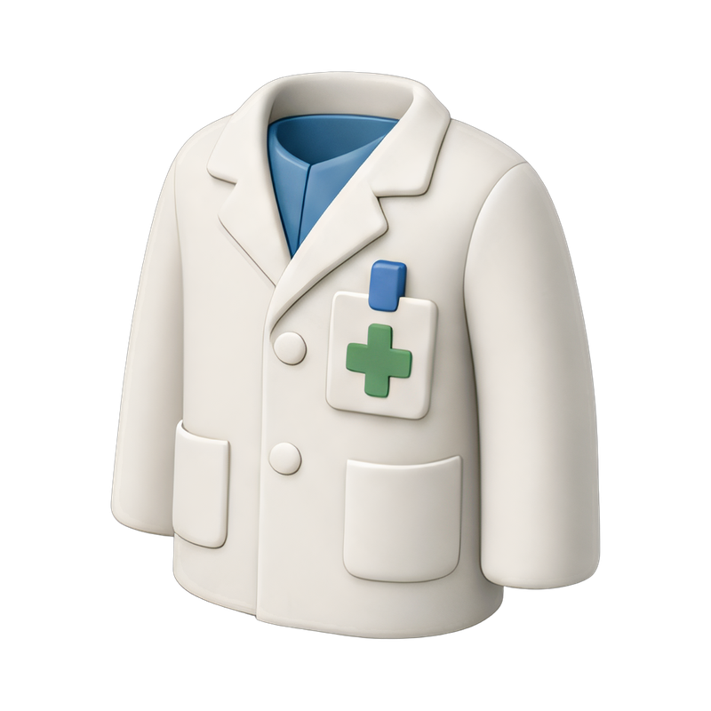 pharmacist in a white coat