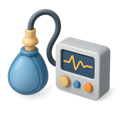 3D Anesthesia Icon with Volumetric Design