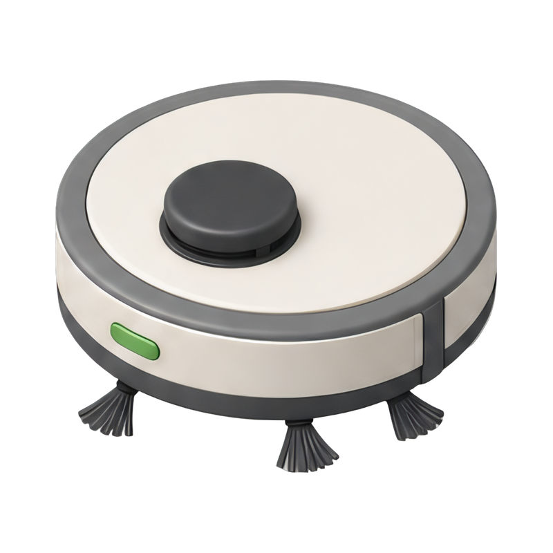 modern round robot vacuum