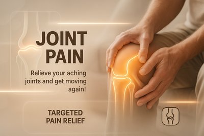 Promotional Graphic for Joint Pain Relief Solutions