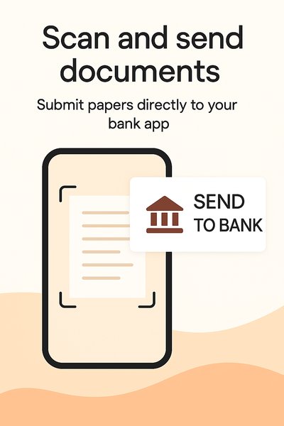 Mobile Document Scanning and Submission Graphic
