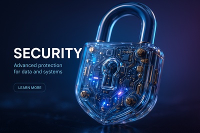 Hyperrealistic 3D Security Padlock with LED Technology