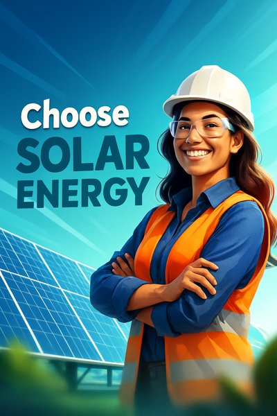 Empowered Engineer Promoting Solar Energy Solutions