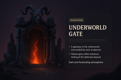Underworld Gate: A Dark Portal to the Netherworld
