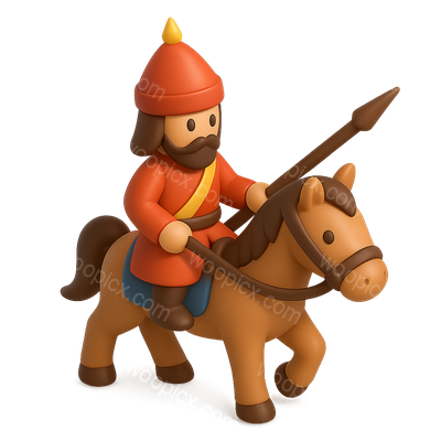 3D Icon of Ottoman Sipahi Cavalry Soldier