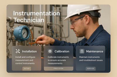 Stylish Information Blocks for Instrumentation Technician Overview