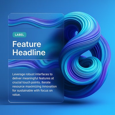 Dynamic 3D Patterns with Feature Block Design