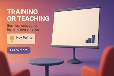 Modern Business Training Presentation Visual