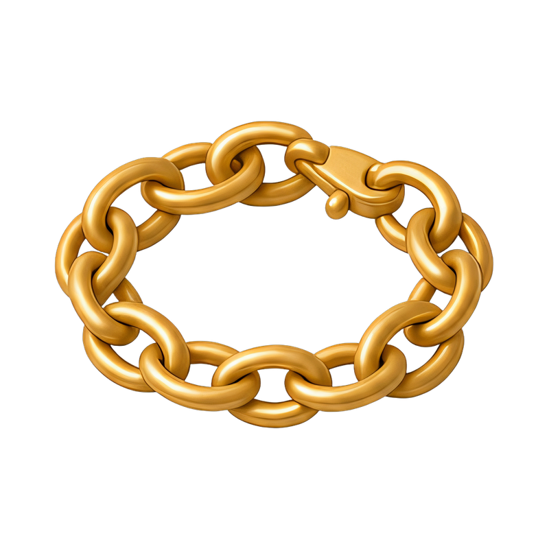 elegant gold chain bracelet