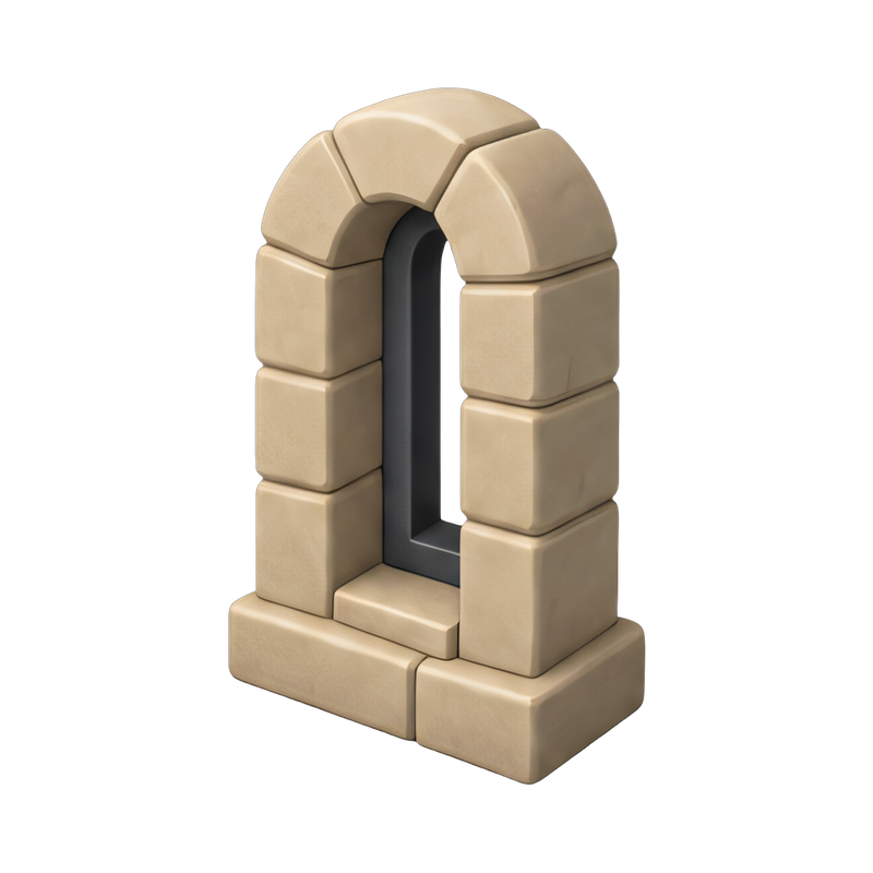 medieval arrow slit window