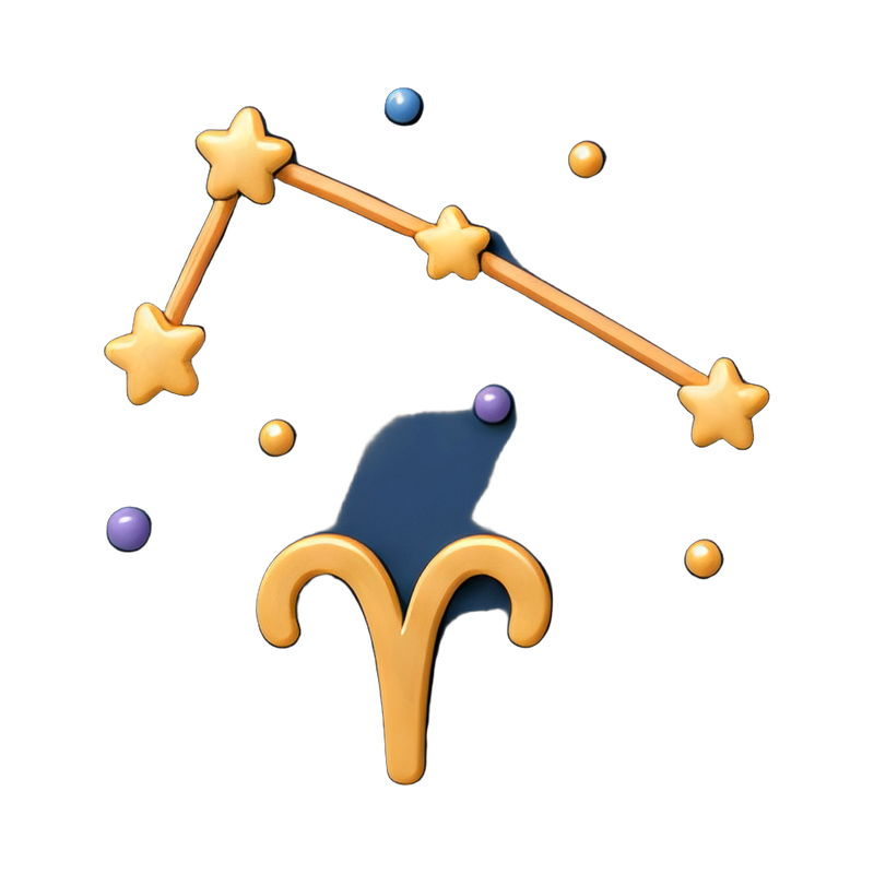 Aries constellation illustration