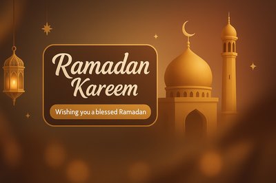 Elegant Ramadan Greeting Card with Islamic Architecture