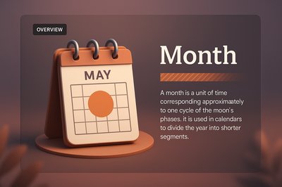 3D Illustration of a Calendar Month with Integrated Design Elements