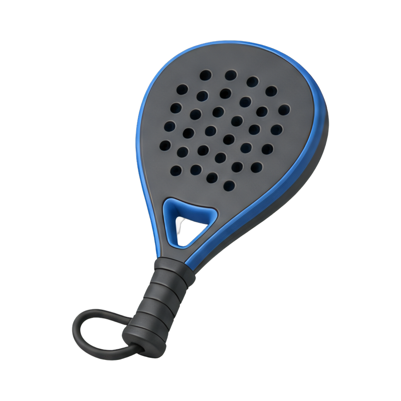 Teardrop padel racket design