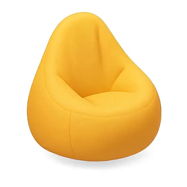 Vibrant Yellow Bean Bag Chairs for Relaxation