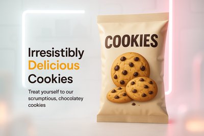 Promotional Packaging Design for Cookies