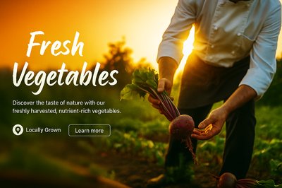 Anonymous Chef Harvesting Fresh Vegetables on a Farm