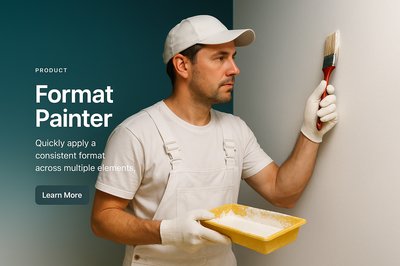 Professional Format Painter Application with Realistic Design Elements