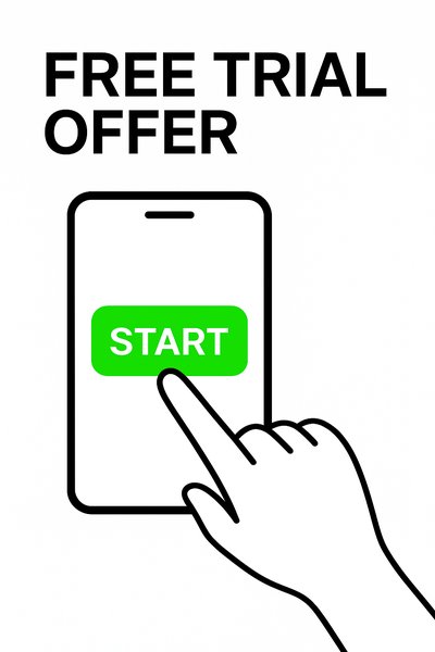 Digital Promotion Graphic for Free Trial Offer
