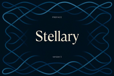 Elegant Technological Patterns with Stylish Typography