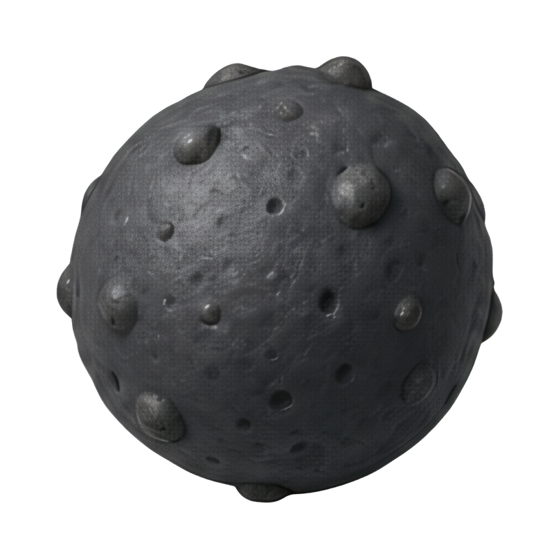 Volcanic bomb shape design