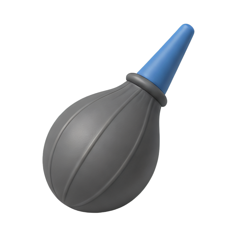 Precision dusting bulb applicator