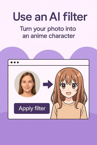 Promotional Graphic for AI Photo Filter Application