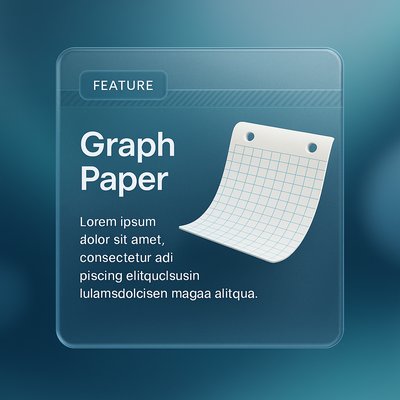 Stylish Graph Paper with Unique Design Elements